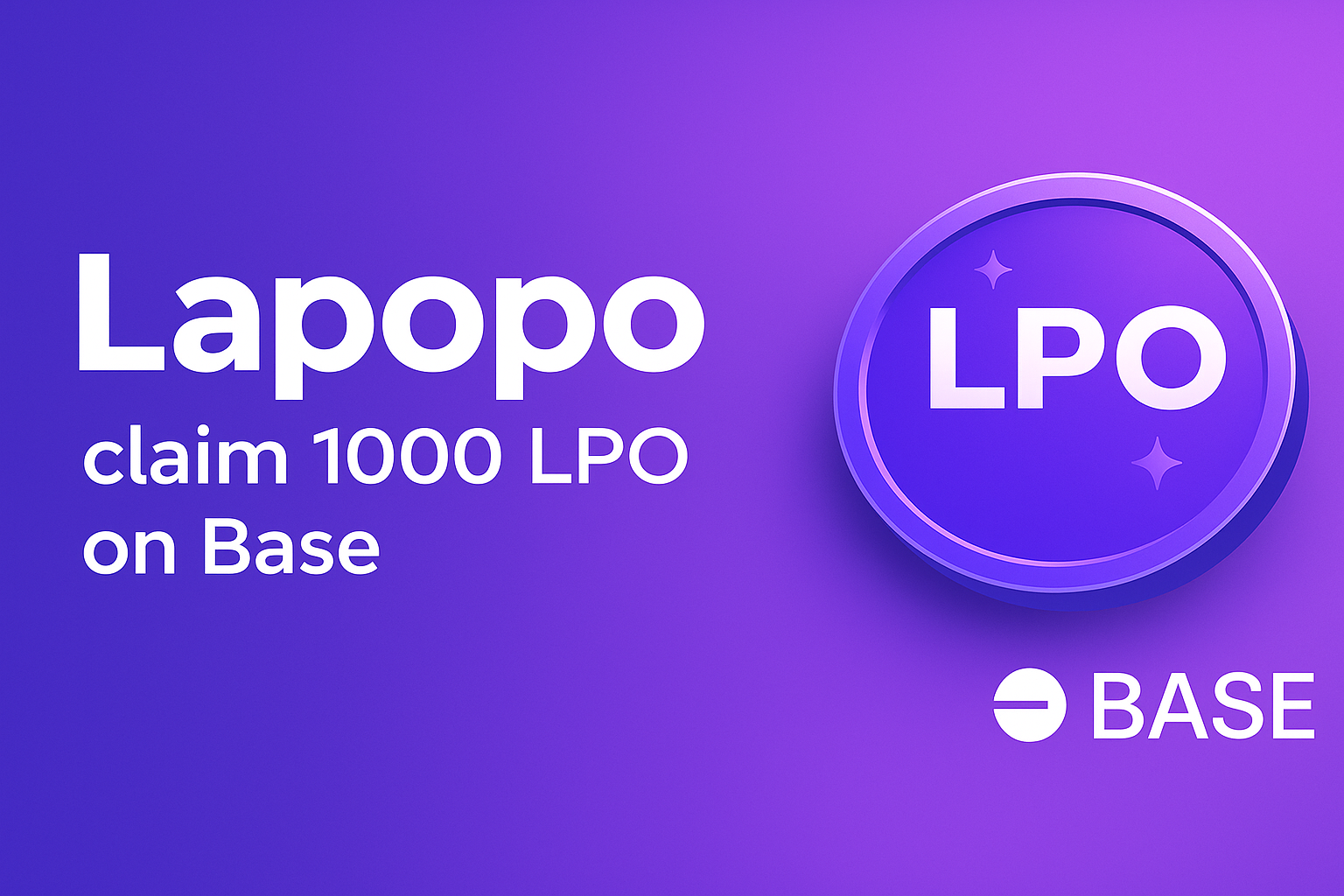 Lapopo — claim 1000 LPO on Base - Farcaster Mini Apps